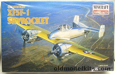 Minicraft 1/48 Grumman XF5F-1 Skyrocket - Short Nose, 11626 plastic model kit